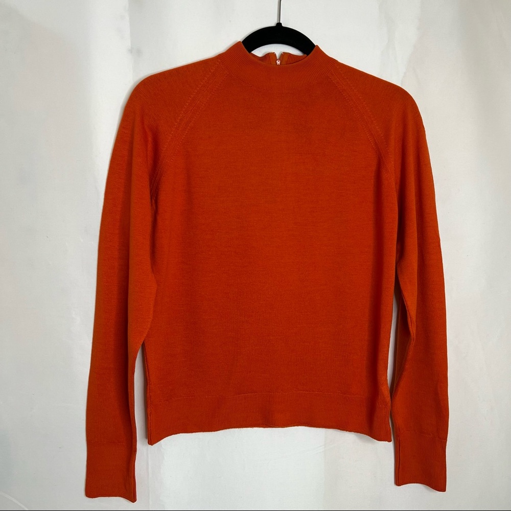 Lansea Vintage 1950’s Orange Wool Sweater Size 38 US Size small/medium